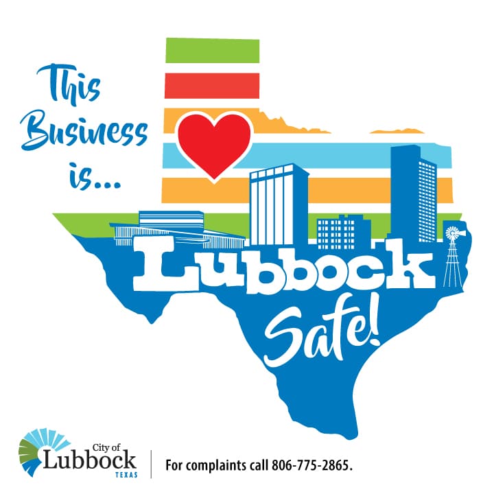 this business is lubbock safe logo